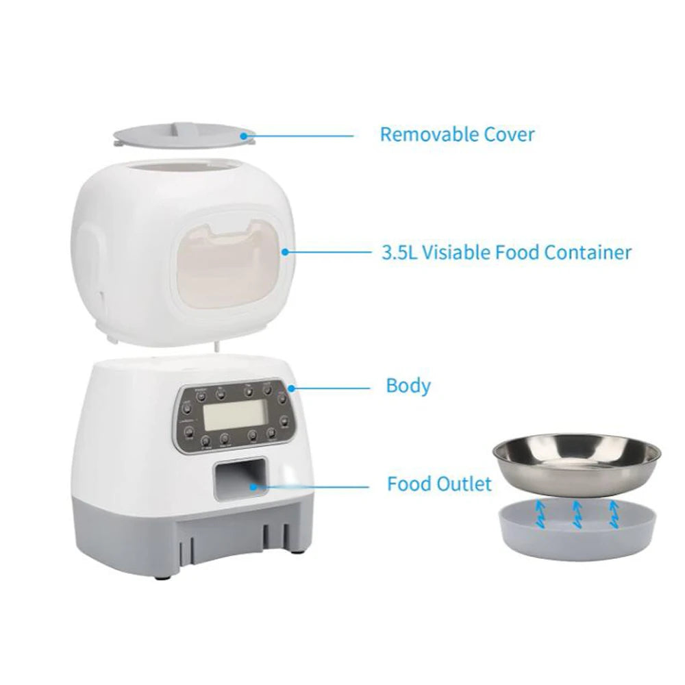 Pawvelle Smart Automatic Pet Feeder