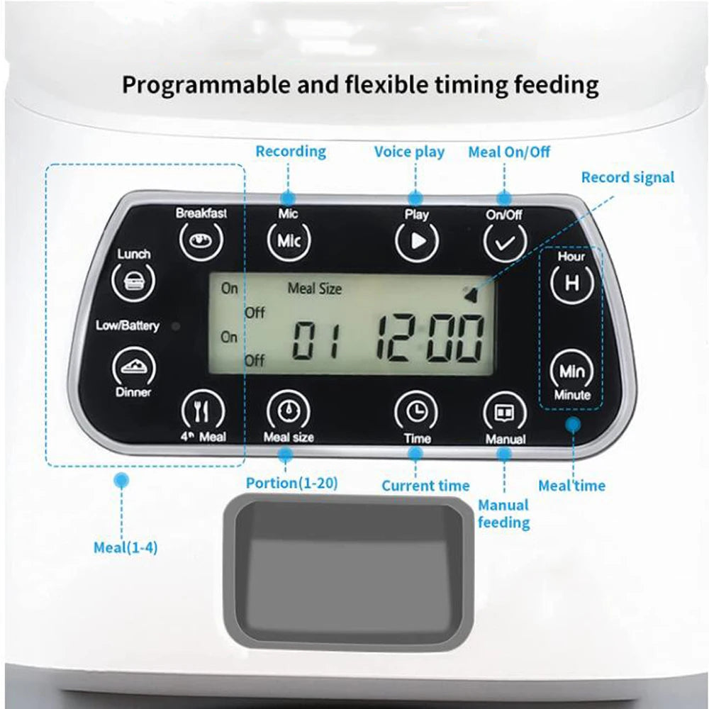Pawvelle Smart Automatic Pet Feeder
