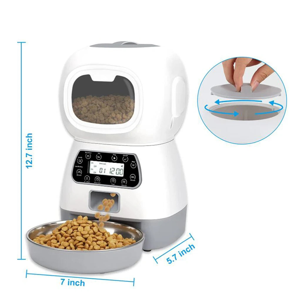 Pawvelle Smart Automatic Pet Feeder
