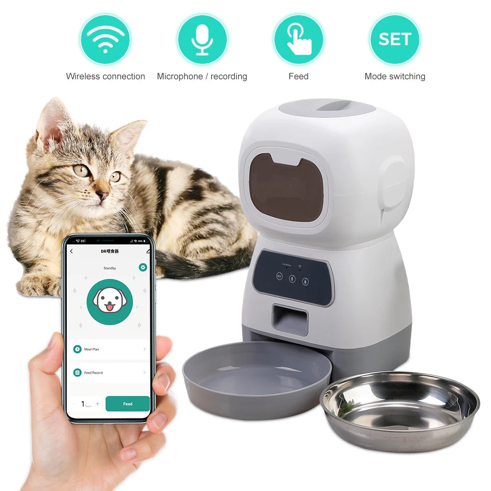 Pawvelle Smart Automatic Pet Feeder